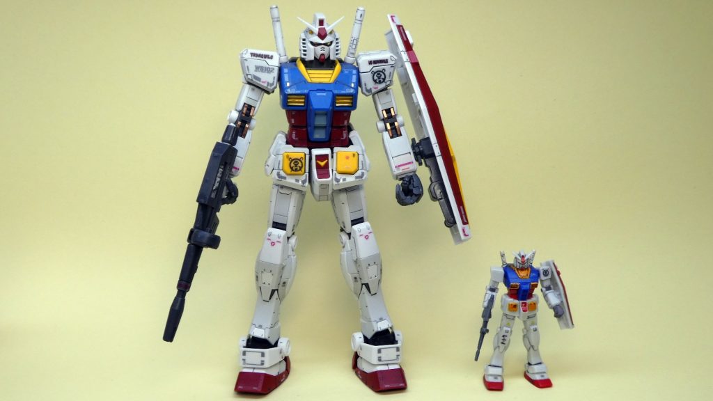 RG(1/144)と比較するとこのサイズ。