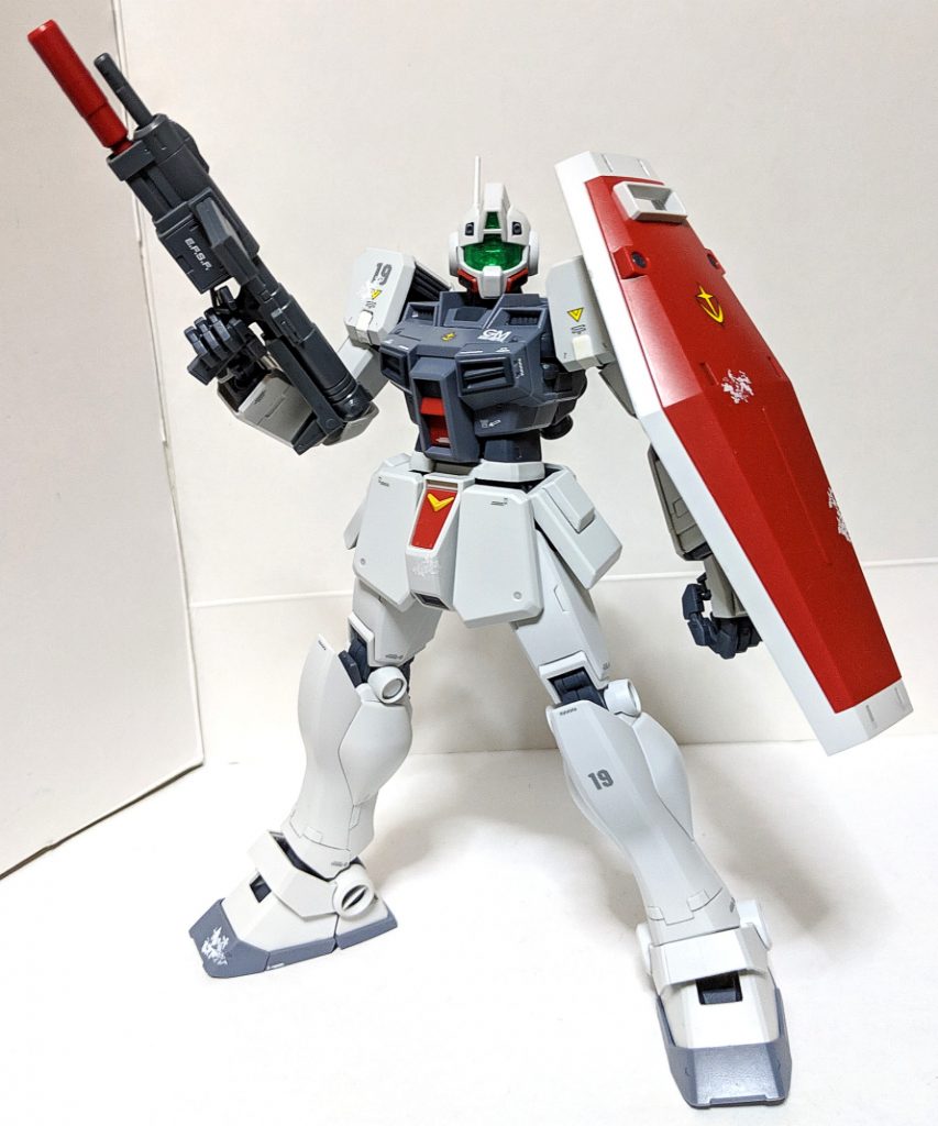 以上、ジム寒冷地仕様でした
この機体で遂に0080系のジムがMGで出揃いましたので、この調子で新たなジムタイプの機体もMGでキット化されて欲しいと思いました