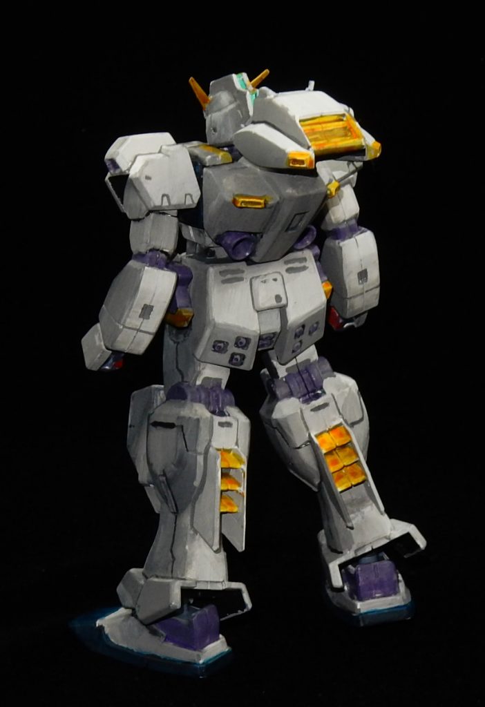 電ホ付録1/144ヘイズル　イラスト風塗装–4枚目/制作者：今日