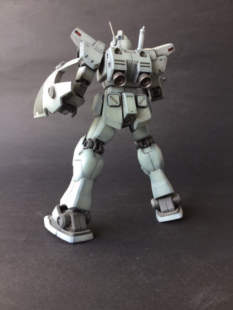 後ろ姿もカッコよくて好きです。ちなみにマーキングはキットに付属のテトロンシールです。