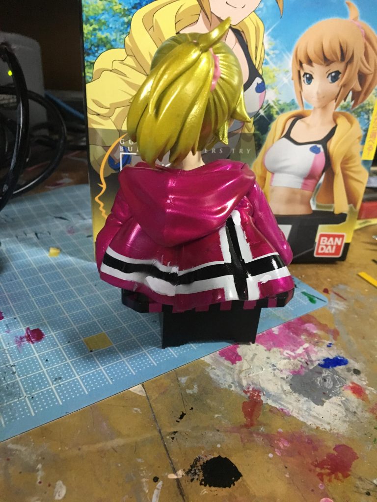 後ろ姿。曲線は難しい…