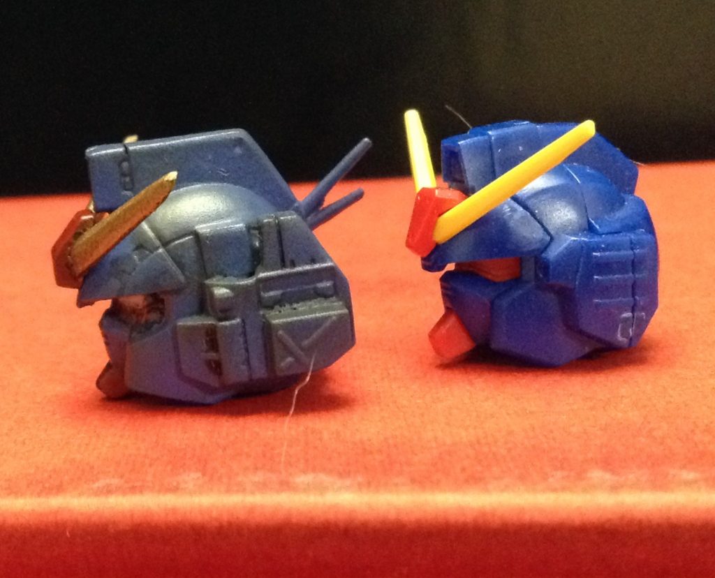 頭部は旧キットの陸戦型ガンダム