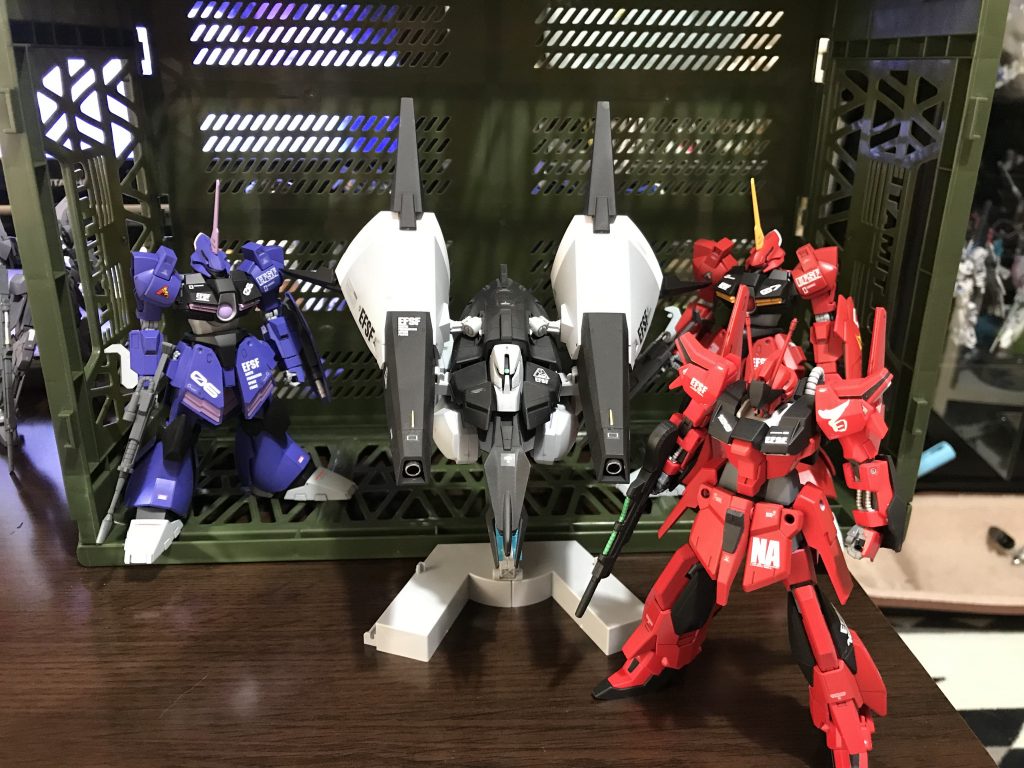 チームクロウ
ライトニングRGZ4号機 リ.デルタ
クワトロ.バジーナ大尉搭乗機
メッサーラ
マリーダ.クルス中尉搭乗機
ガルバルディδ(デルタ)
1号機、2号機
エルピー.プル、プルツー搭乗機
チームクロウ前半の編成👍