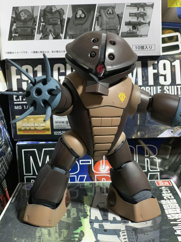 全塗装アッガイです。