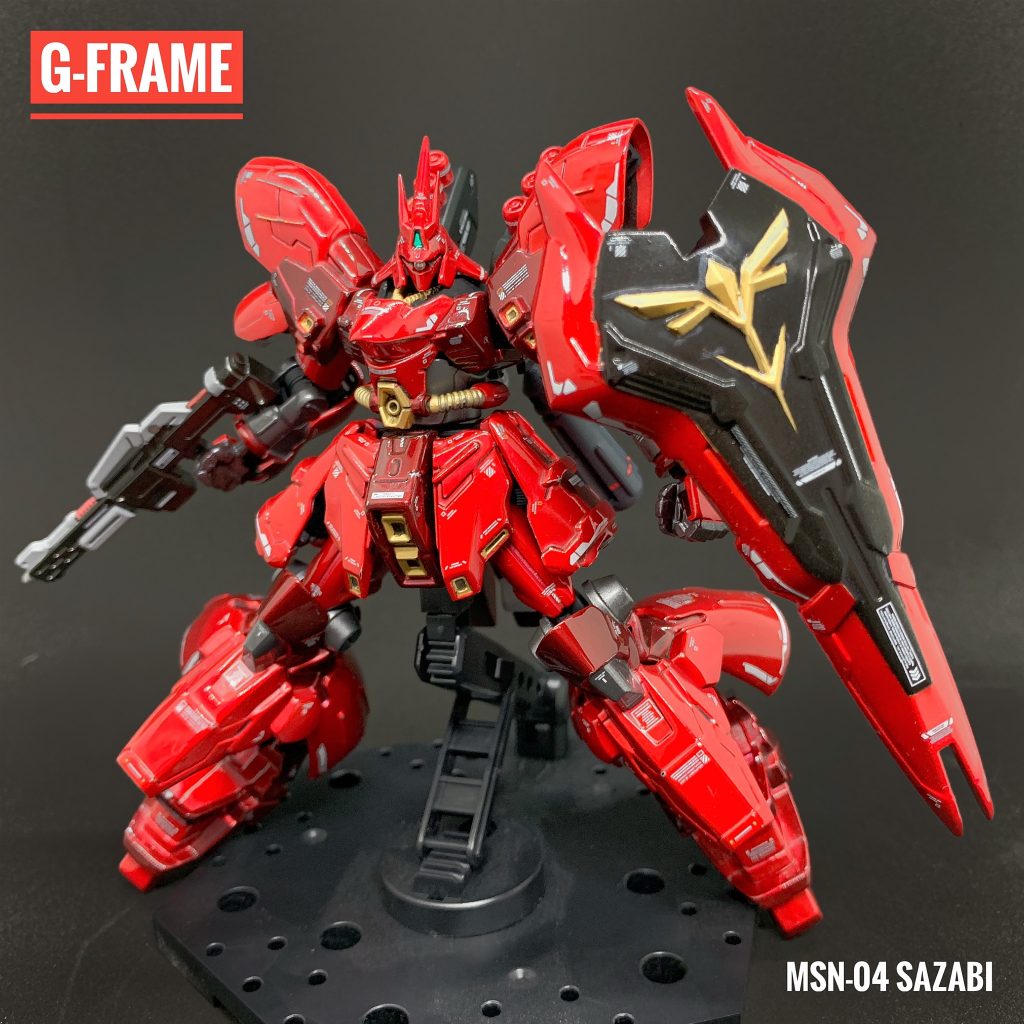 食玩 Gフレーム Msn 04 サザビー Hrd Plus A3さんのガンプラ作品 Gunsta ガンスタ