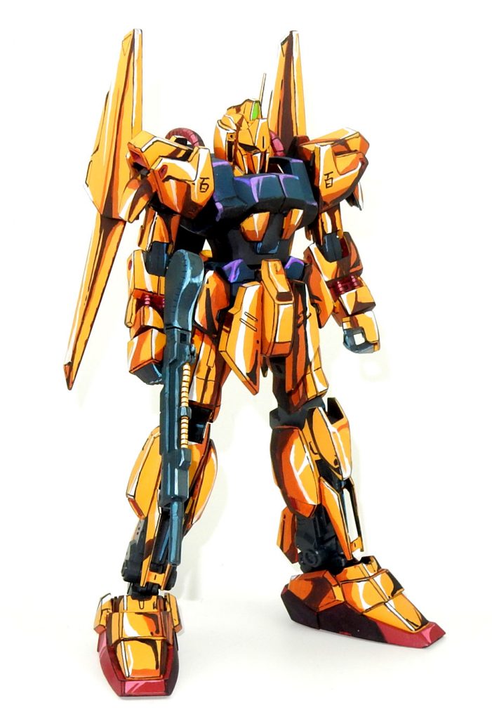 MG百式1.0 ワカメ影アニメイラスト風 バリュートシステム&メガバズーカランチャー付き–3枚目/制作者:今日