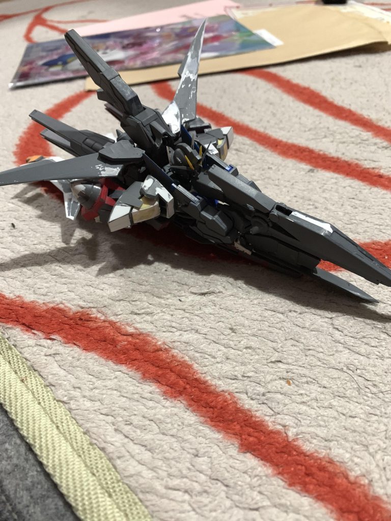 Zモチーフということもあり飛行形態に出来ました(過去形)