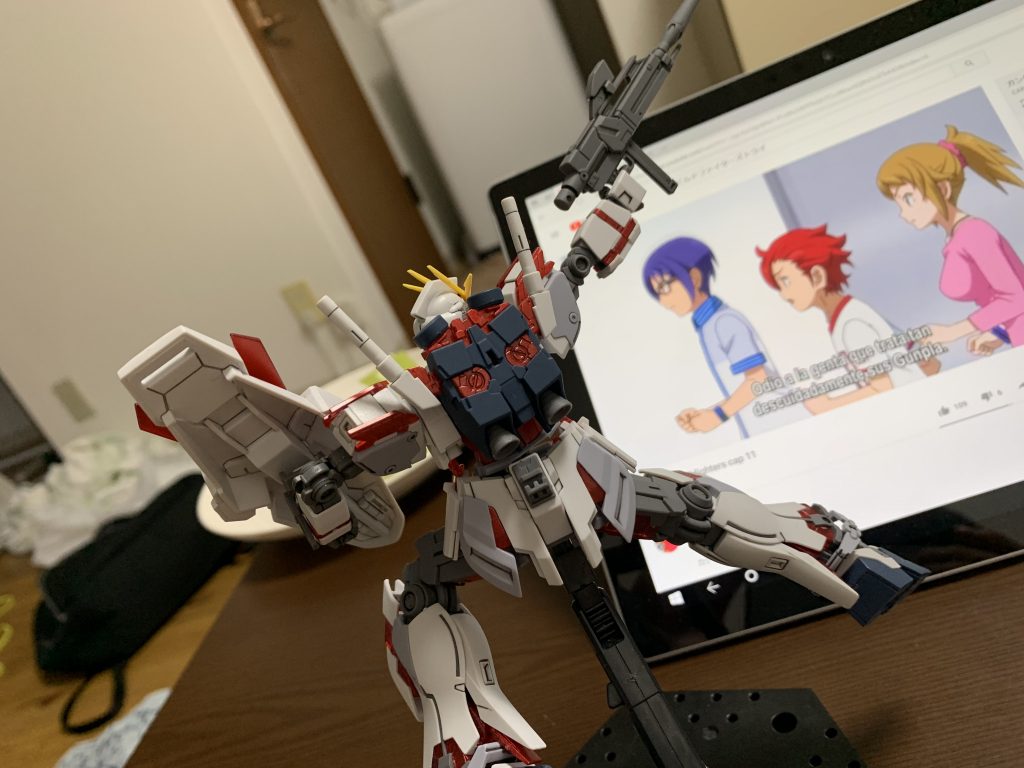 ナラティブガンダム–3枚目/制作者：H-F