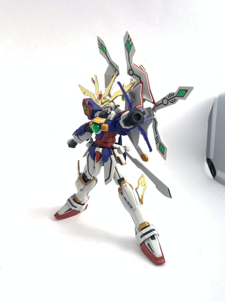 武装その1ビームボウガンこれをつけるために左腕をシャイニングと交換してライジングのパーツを加工して取り付け