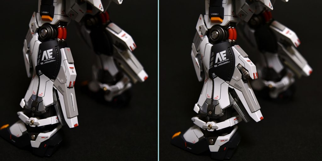 ユニコーンの脹脛をパカパカするよう加工しました。