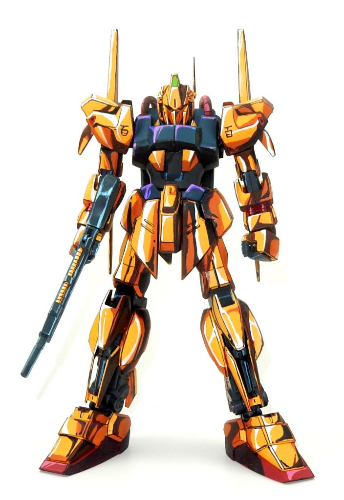 MG百式1.0 ワカメ影アニメイラスト風 バリュートシステム&メガバズーカランチャー付き–2枚目/制作者:今日