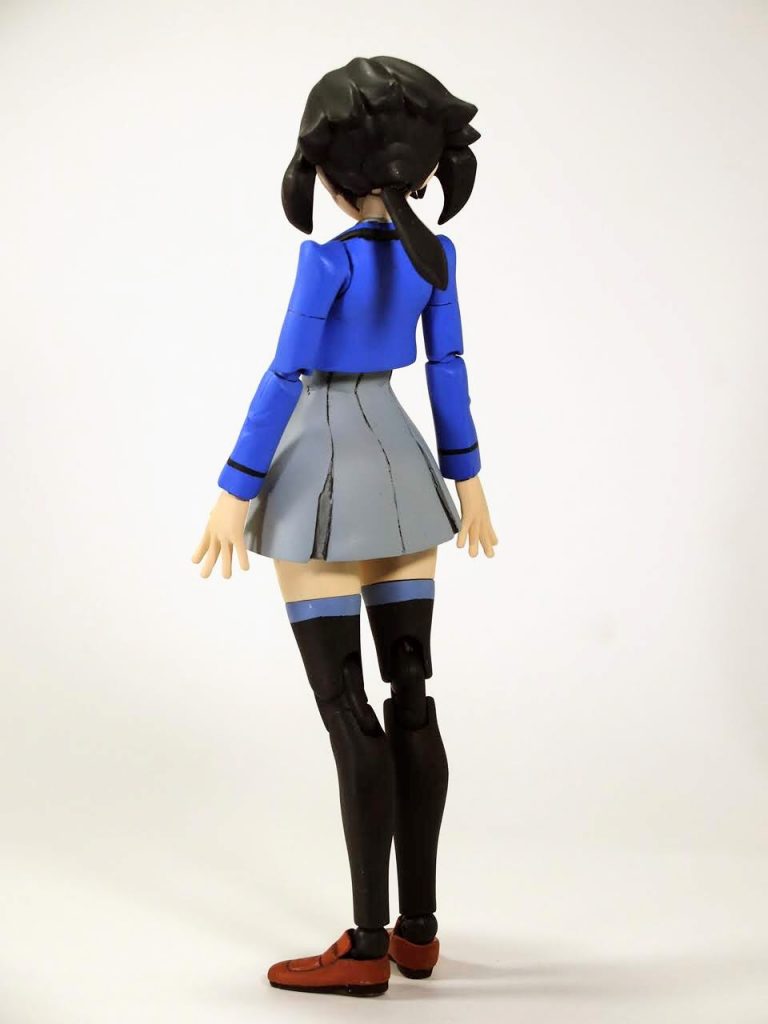 後ろでまとめた髪は短いものと、ダイバーアヤメのままのものでギリギリまで迷いましたが結局短いほうにしました。