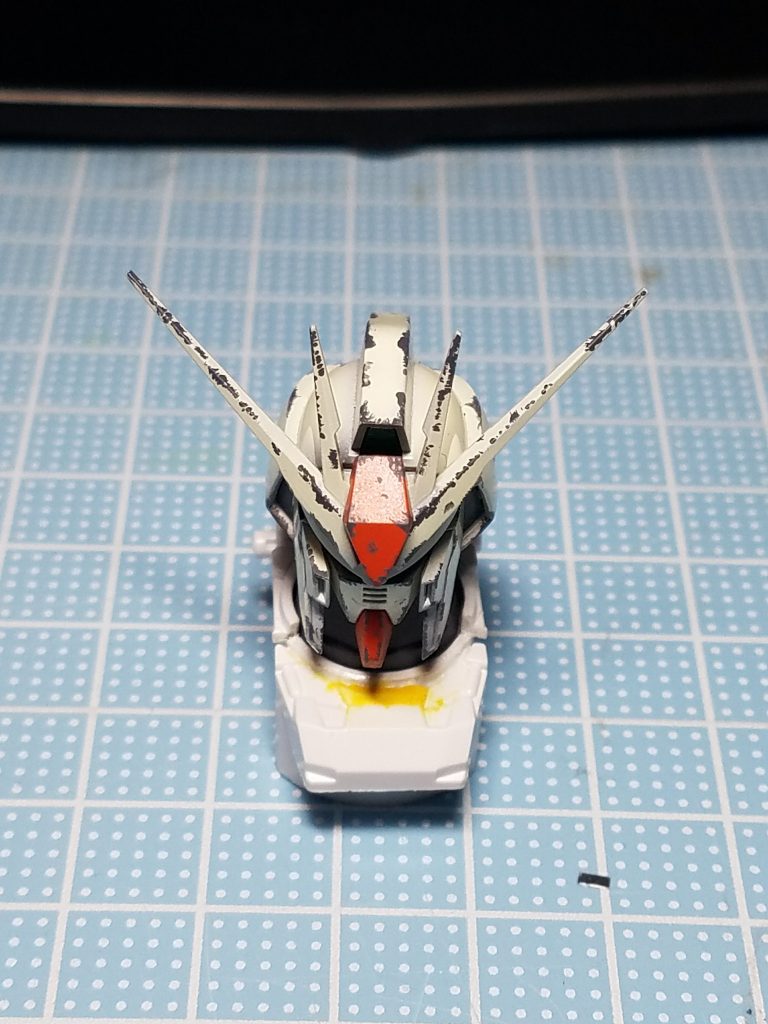 筆塗りでチッピング