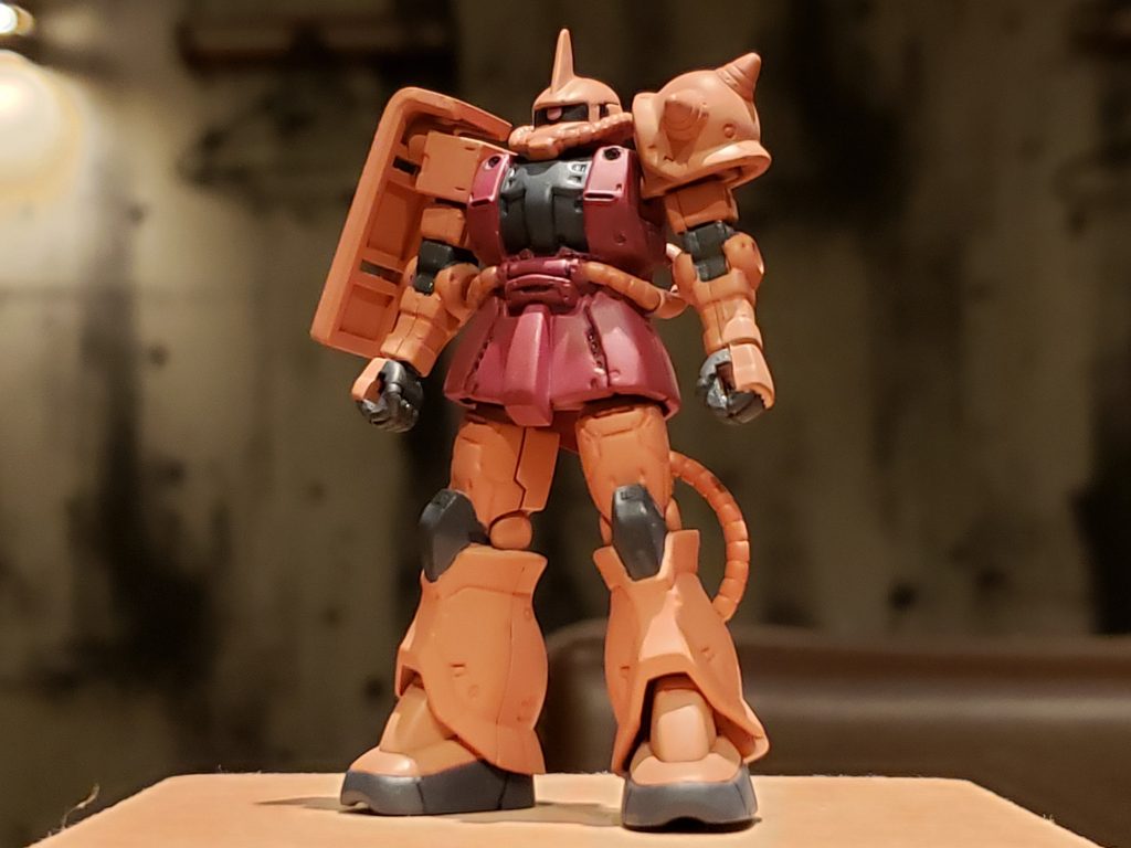 ガシャプラ シャア専用ザクII–2枚目/制作者：玖辺澪