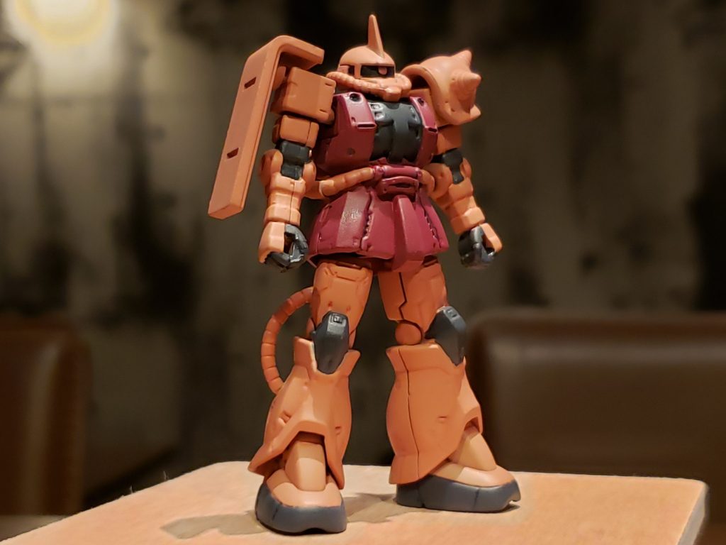 ガシャプラ シャア専用ザクII–4枚目/制作者：玖辺澪