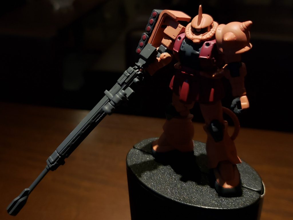 ガシャプラ シャア専用ザクII–4枚目/制作者：玖辺澪