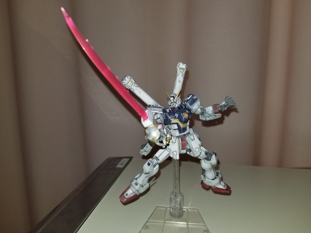 マント無しの状態
黄色→ゴールドに変更。
所々にシルバーを足してあります。