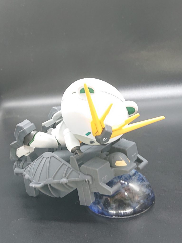 【おまけ】
BB戦士に付属してるベースジャバーにも乗れますが、頭が重くて前向けませんでした💦