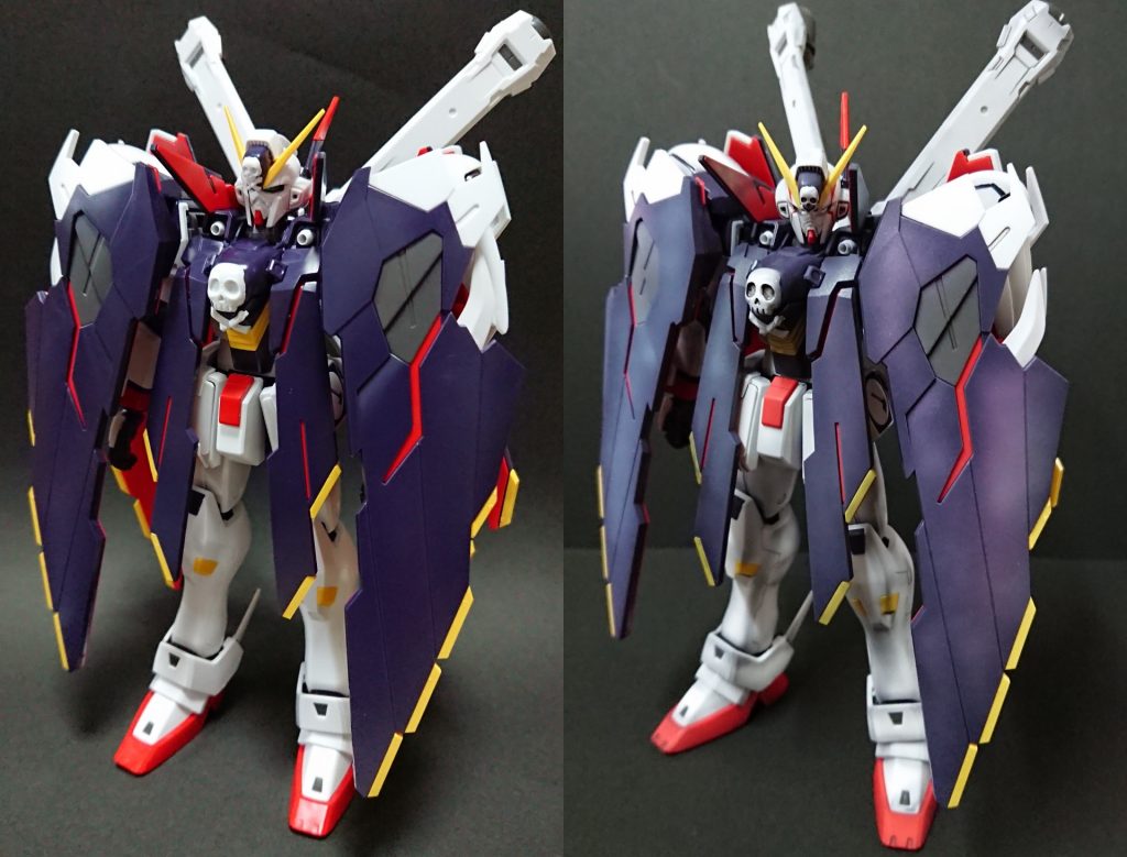 *素組との比較*
正直、めちゃくちゃ失敗してます…
この写真はまぁまぁ良く見える(笑)
シャドー吹き、難しいですねー!(cry)