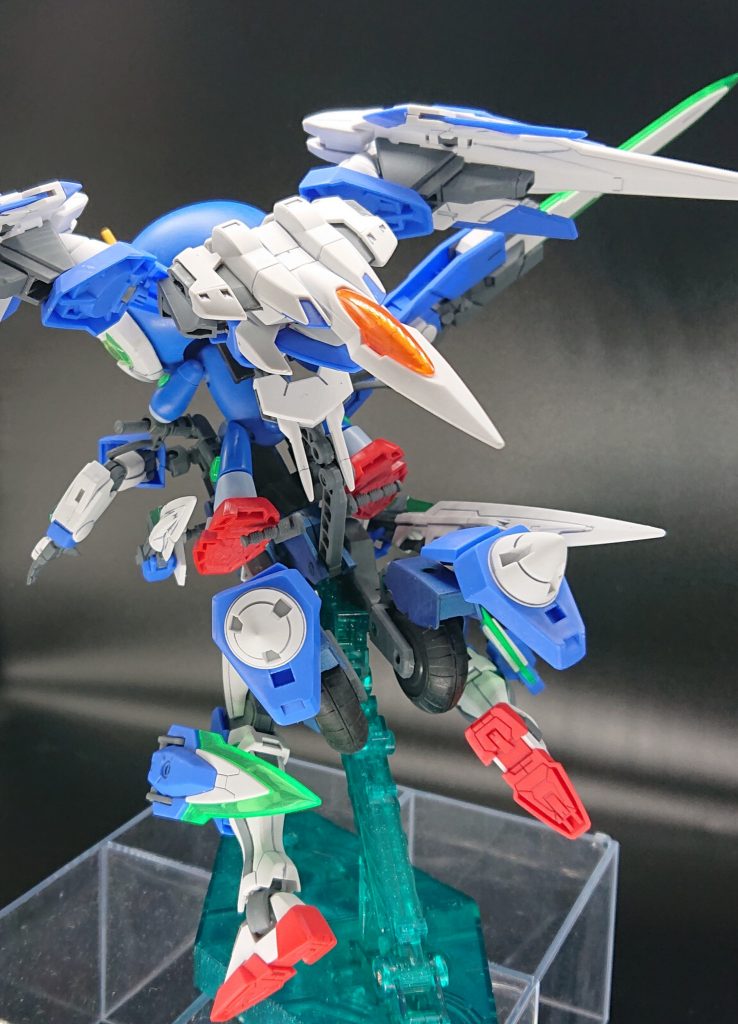 【合体形態 オーライザー 後】
オーライザーとの合体ギミックはHGのまま。
ちゃんとペダルにプチッガイの足が乗ってるのがこだわりのポイントです(о´∀`о)