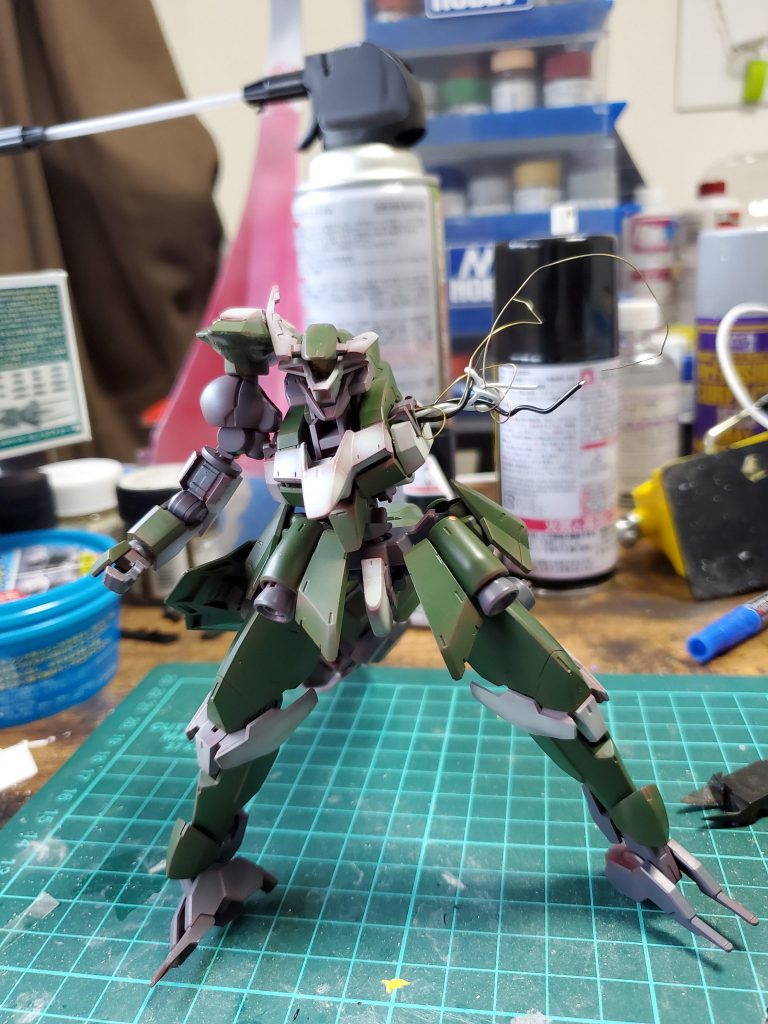 だいぶ飛んでレギンレイズジュリアの塗装ができたところ。