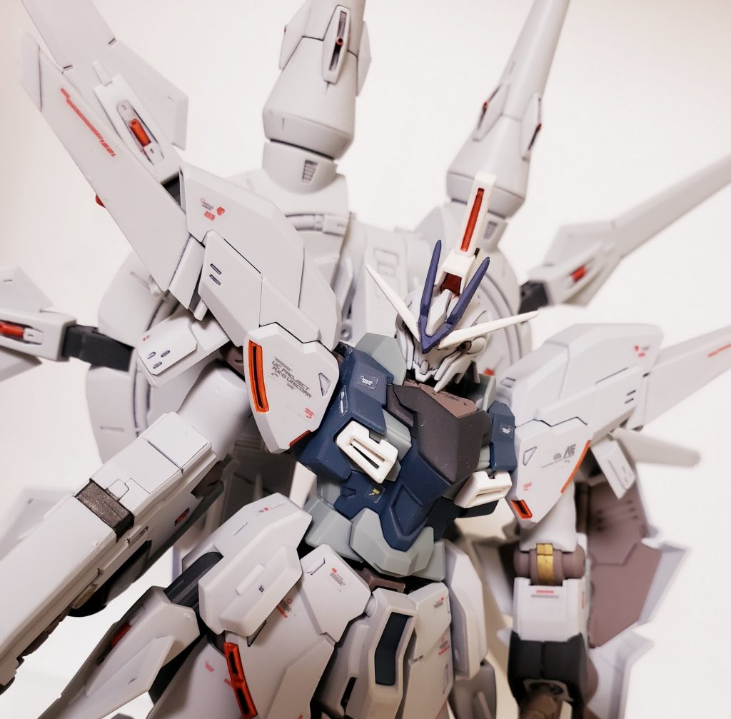 アンテナはストライクフリーダム、鶏冠は1/100インジャのものを使ってます。