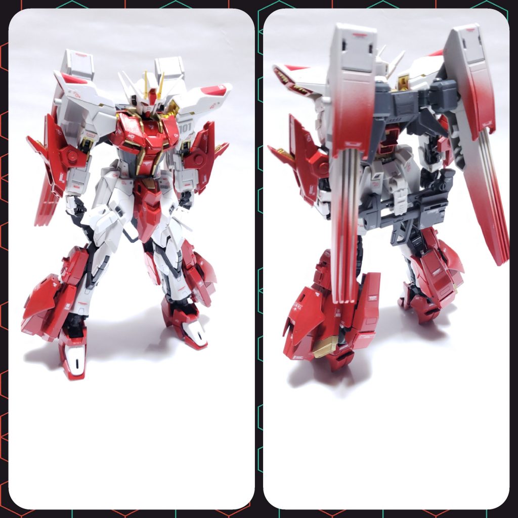 フロント&バック
結構まとまったシルエットになったと思います！