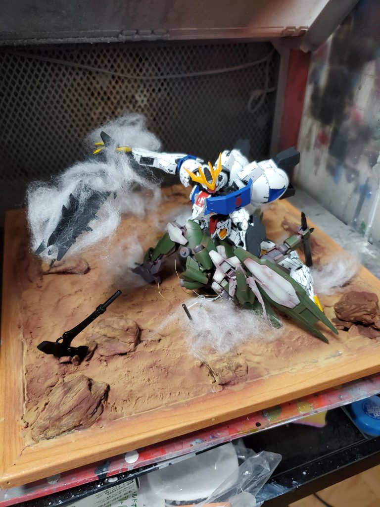 最終調整。
ここから砂の色や眼光などをちゃちゃっと追加して完成です。