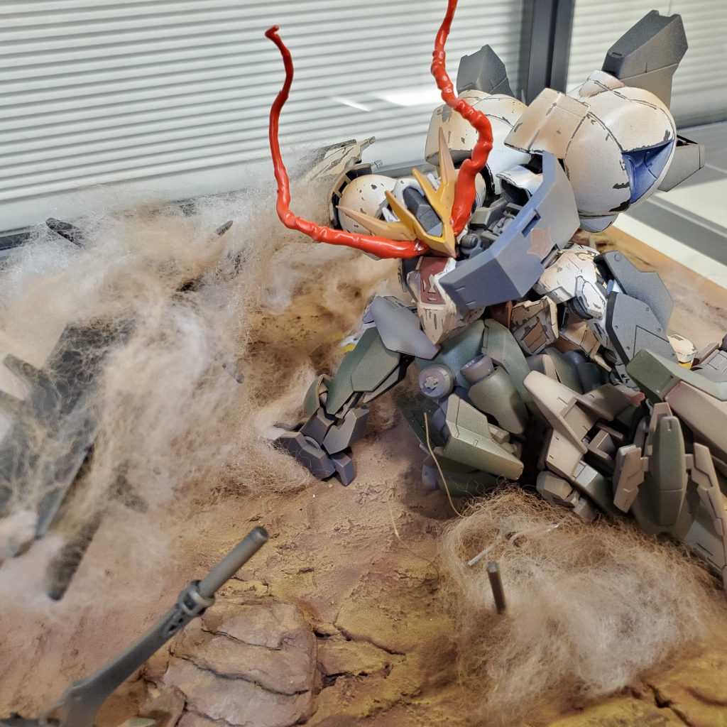 使用キットはHGIBOバルバトスルプスレクス、レギンレイズジュリア、オプションセット9です。