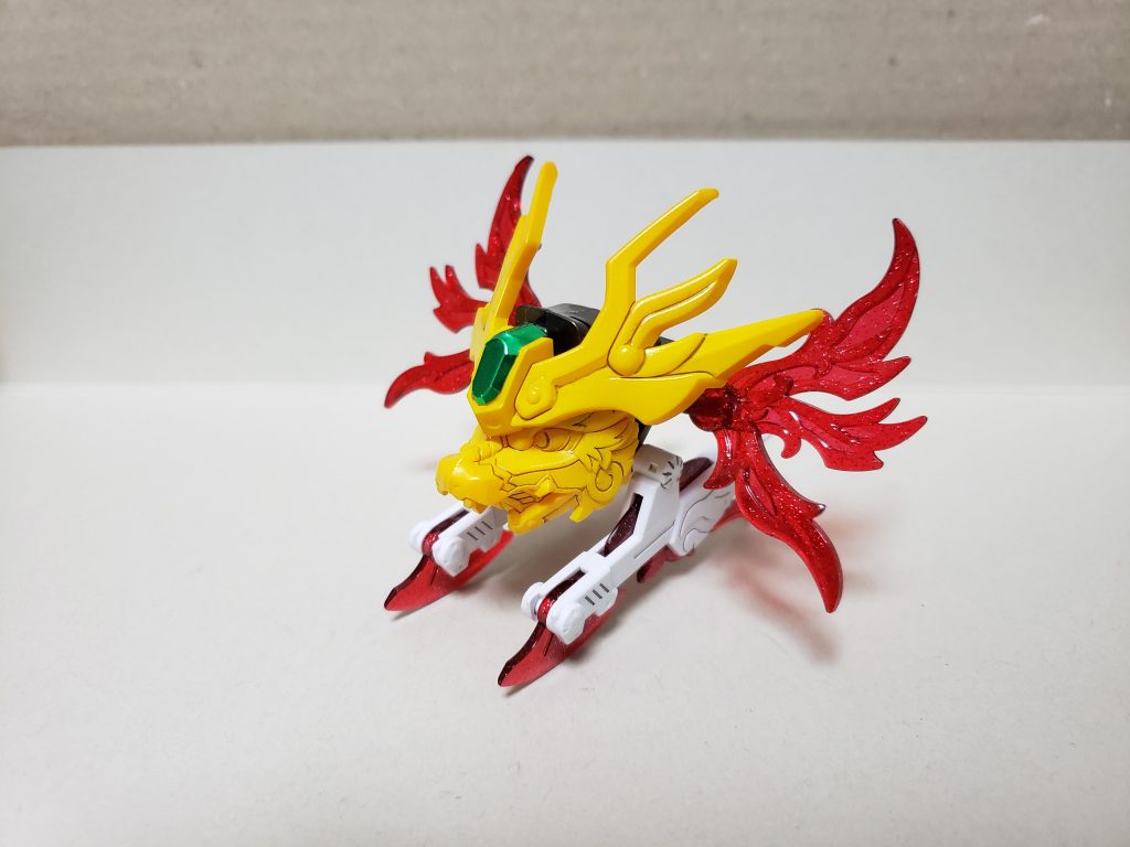 焔麒麟の台座　軍師形態にした際のあまりパーツで出来上がります。