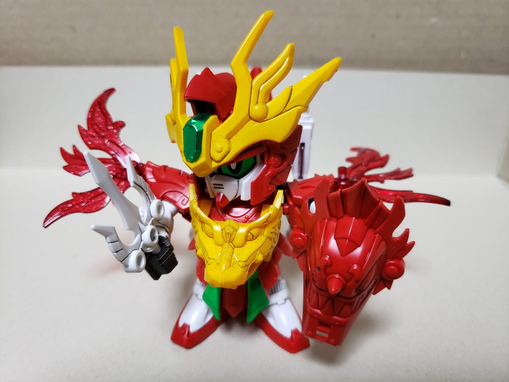 鋭閃槍は分離して持たせられます。