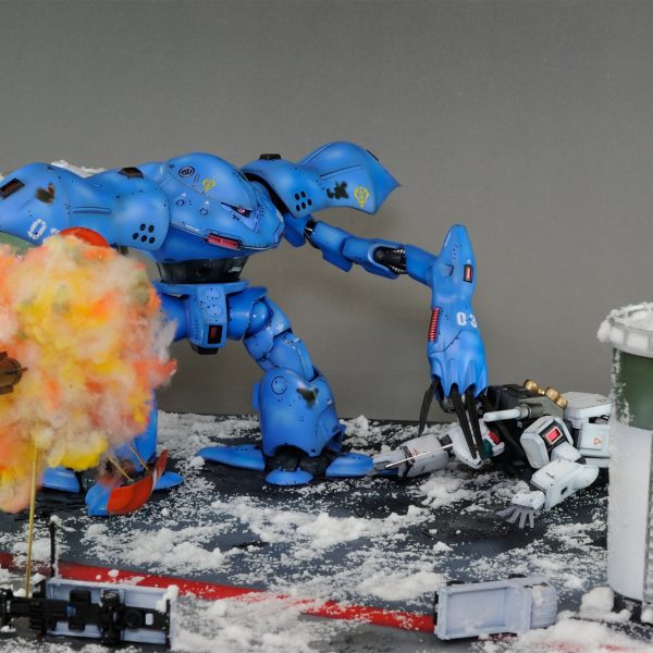 [受賞作品][HGUC]ボックスアート　ハイゴッグ＆寒冷地用ジム