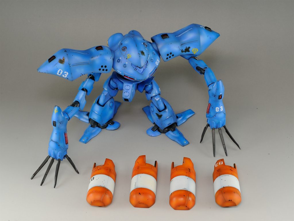 ハイゴッグ自体はミサイルカバーと一枚目の発射エフェクトが付属します。