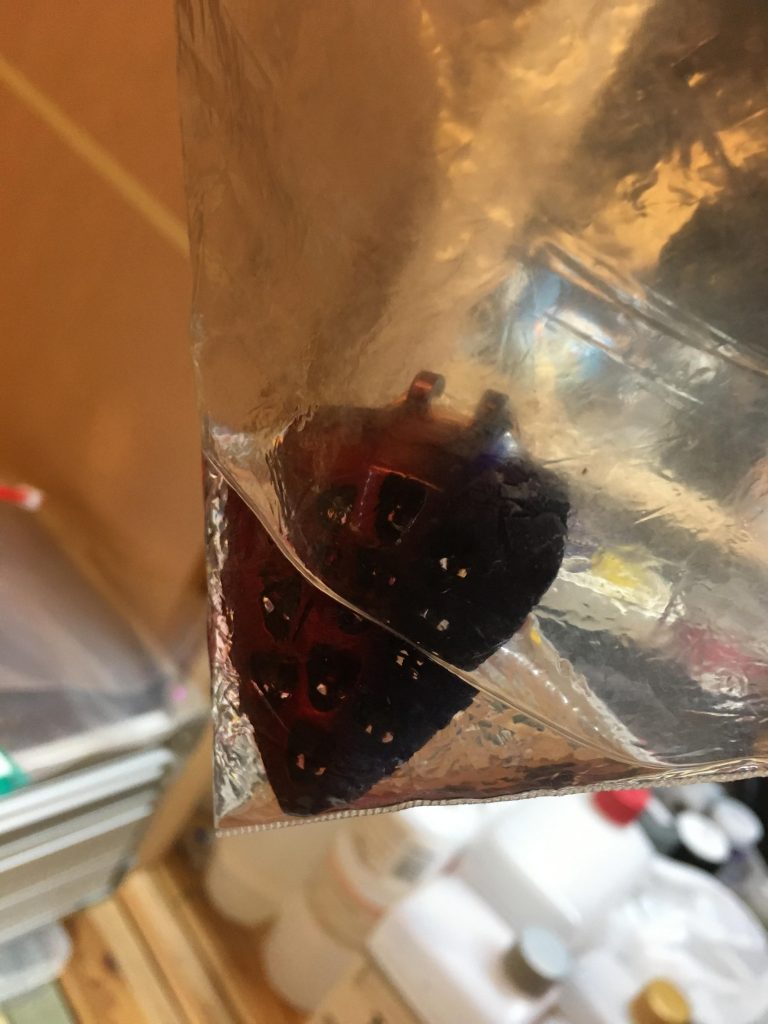 塗装がチグハグで何度も溶剤プールにドボンしました。仮組はしっかりやりましょう。