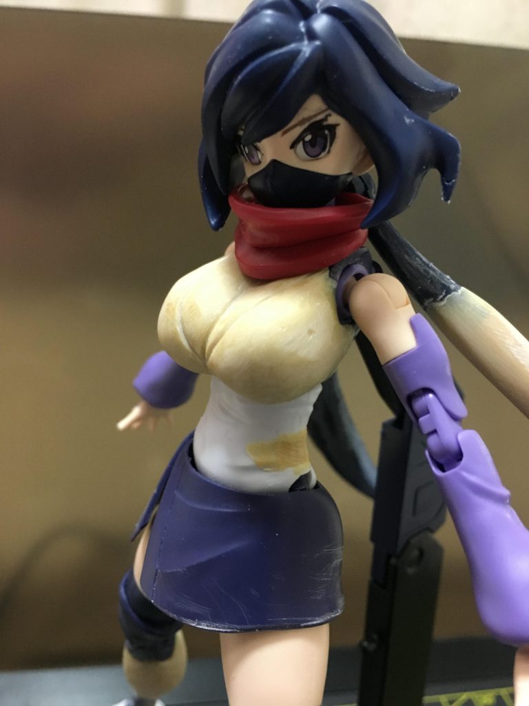 胸はこんな感じで盛りました