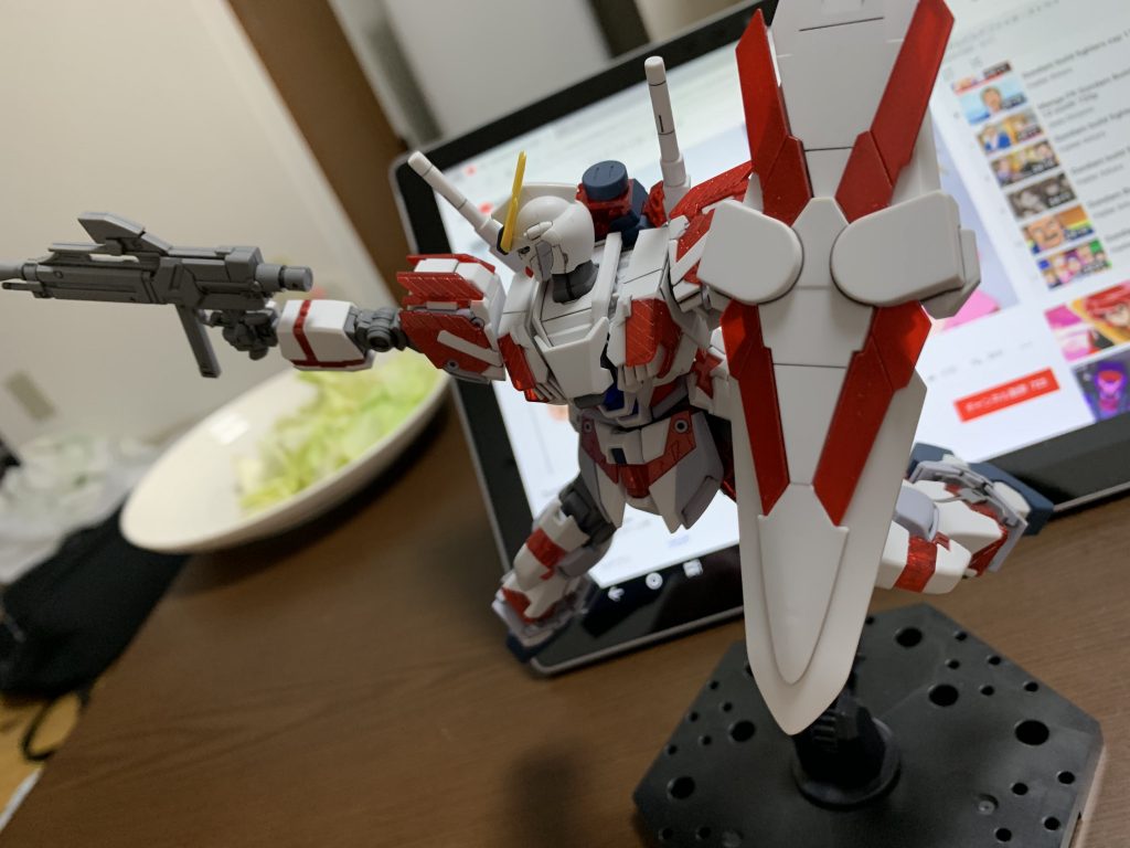 ナラティブガンダム–4枚目/制作者：H-F