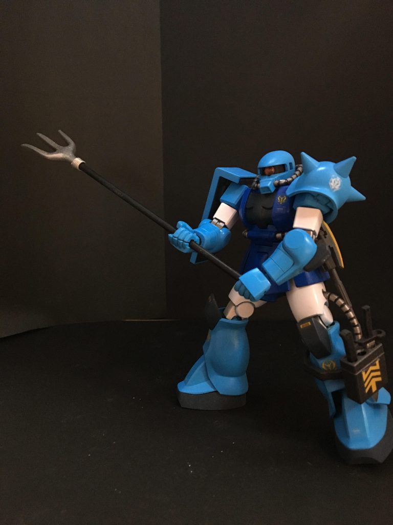 自作した三又槍