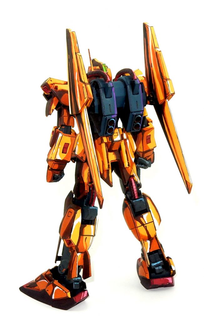 MG百式1.0 ワカメ影アニメイラスト風 バリュートシステム&メガバズーカランチャー付き–5枚目/制作者:今日