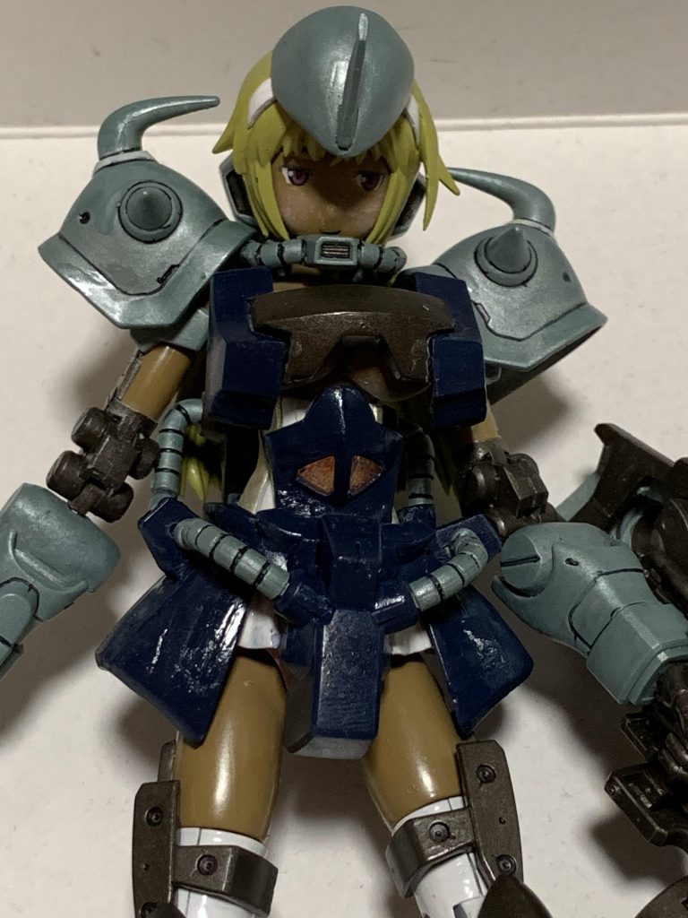 お顔にお化粧したかったが
なんかイマイチ!