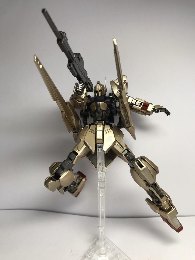 ビームキャノンで!!バックパックのはビームキャノンにもなります!
これで百式には無かった火力プラスされました!