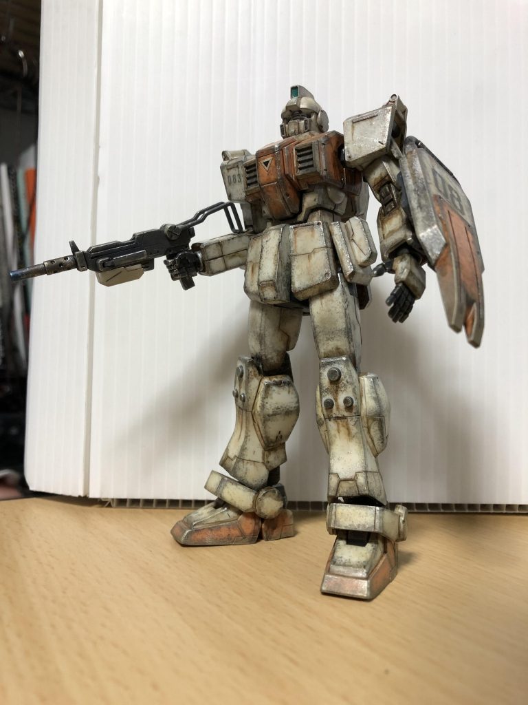 最初、ここまで汚してやり過ぎ感満載だったので大分落として控えめにしたが、結局やり過ぎ感否めず。。