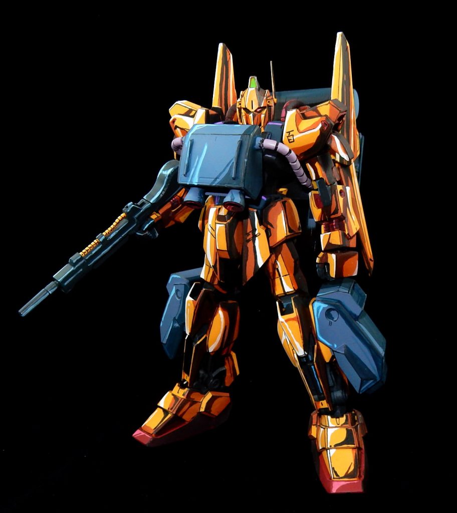 MG百式1.0 ワカメ影アニメイラスト風 バリュートシステム&メガバズーカランチャー付き–8枚目/制作者:今日