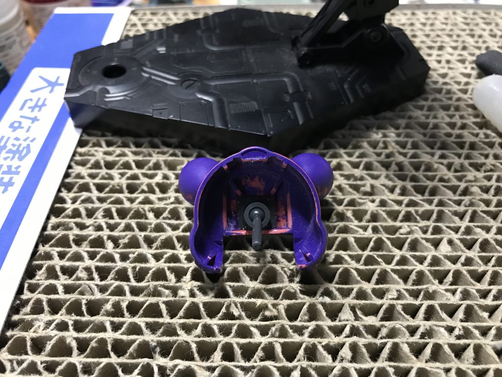 ブースターが立ち過ぎなので可動軸を追加