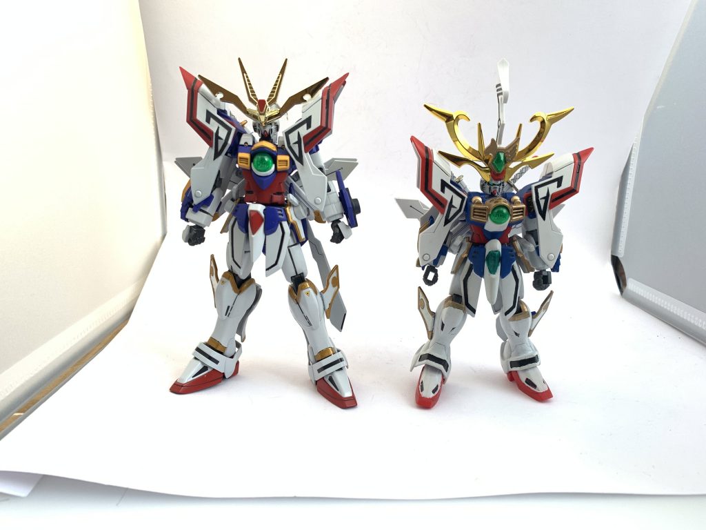 実は5年ほど前に旧キットベースで作ってたものと比較。サイズ差が親子レベルで違うw