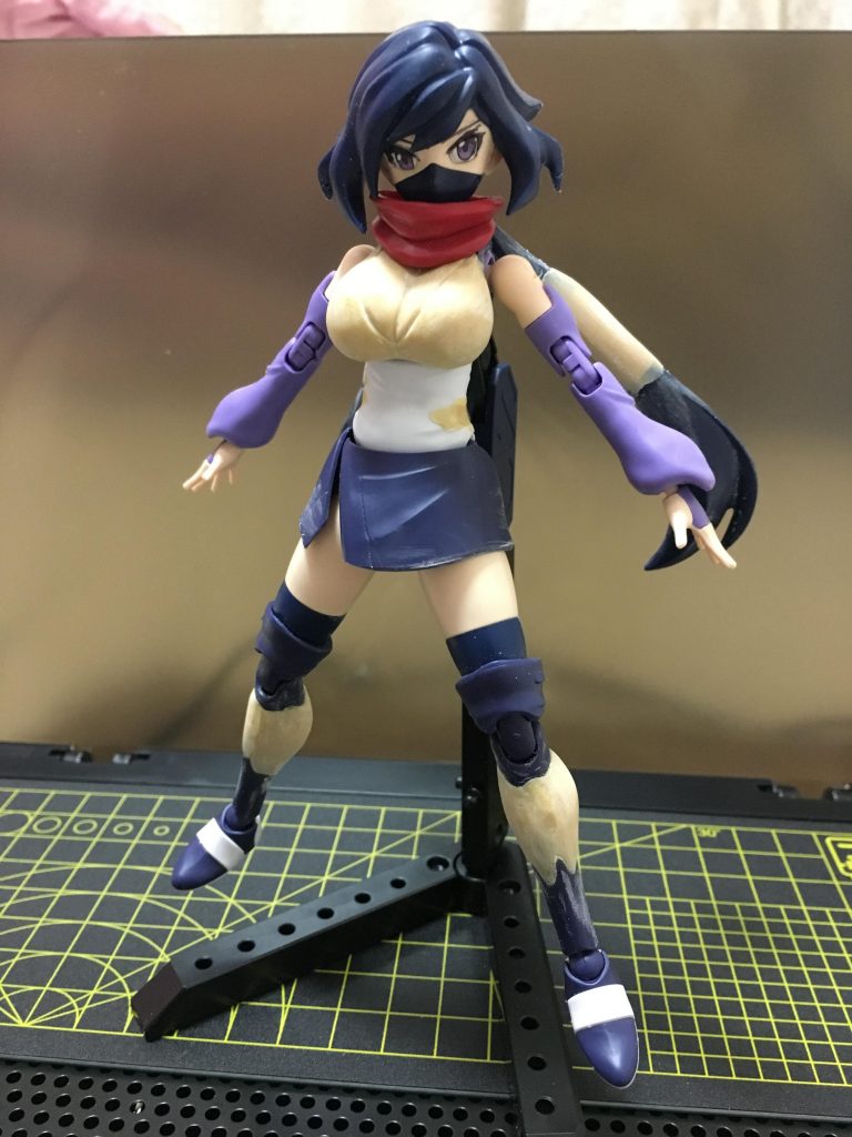 いじったのは胸と足と腰のポーチです