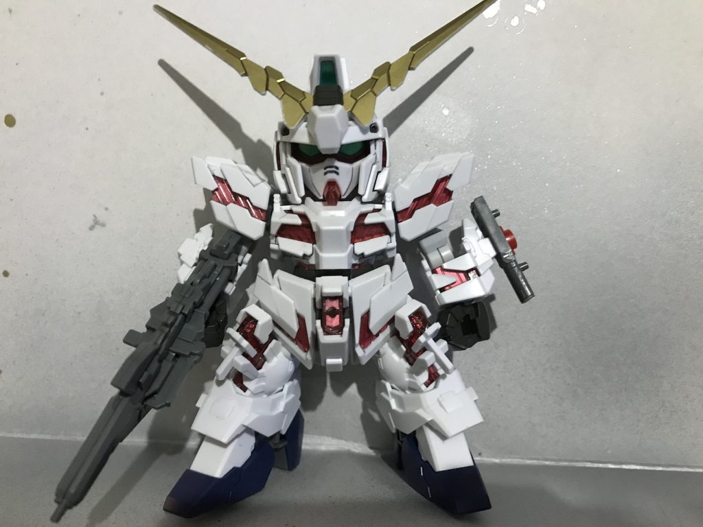 一枚だけ残っていた為アップ
この時はスタートの前部分やアンクルガード、足を接着していない仮組み状態です