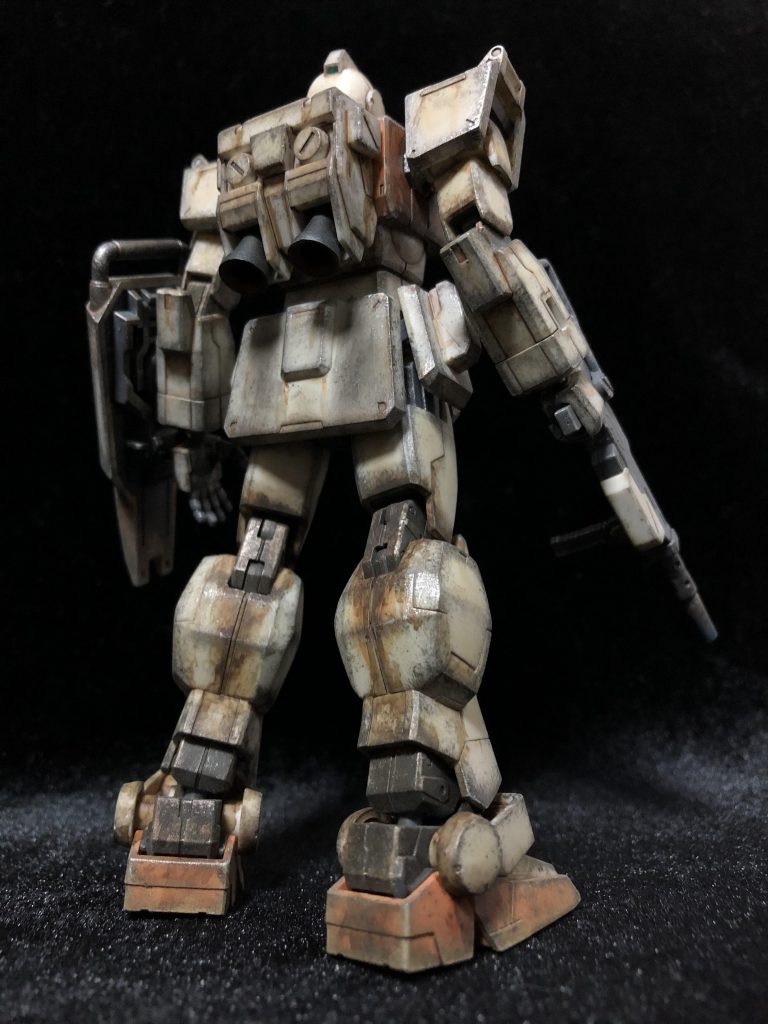 バーニヤとシールドの持ち手？部分は面倒だったので適当に筆塗り。