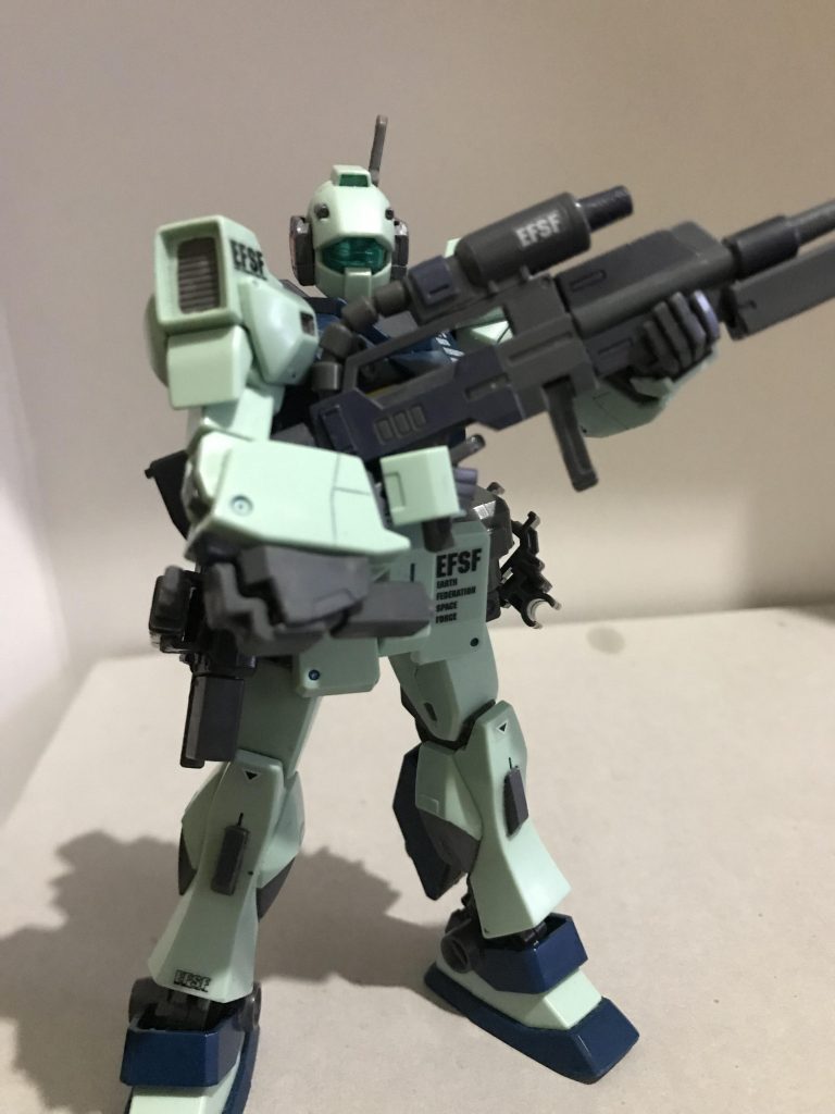 ビームランチャー
スコープ部分に動力パイプをつけたのですがそのままだと寂しかったためコトブキヤのパイプで立体感を出しました