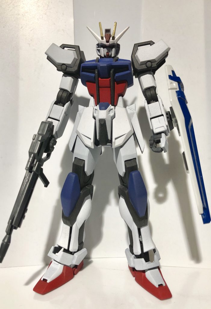なるべく「ストライク」として制作されていて、GNドライブの接続もストライカーのジョイントを使用する。
GNドライブを外した状態でも内蔵コンデンサである程度稼働可能で、その場合は各種ストラカーも使用可能である。