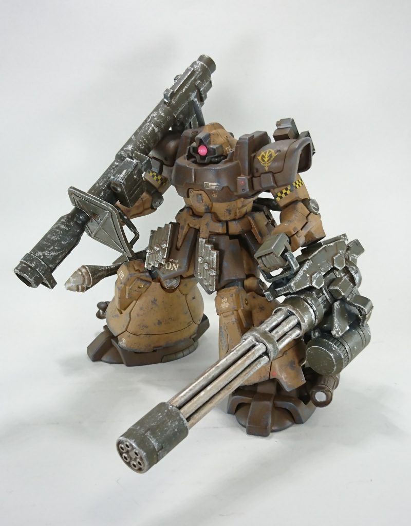 ラケーン・バズーカ&ジャイアントガトリングを構える 今回写真を撮って１番気に入ってる写真です。